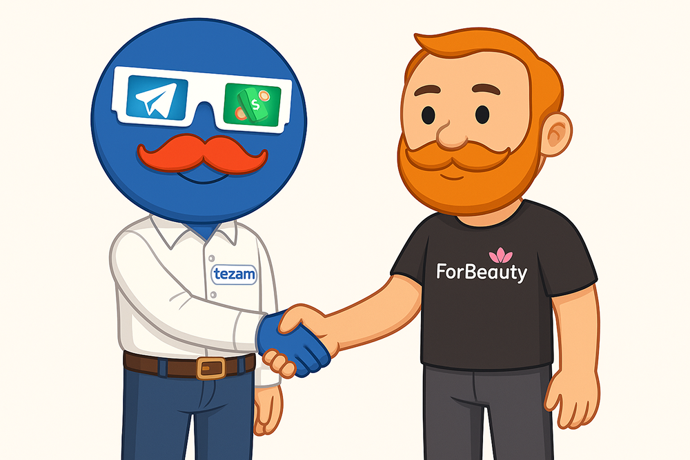 Tezam и ForBeauty стали партнёрами: как Telegram-приложения меняют рынок beauty-услуг